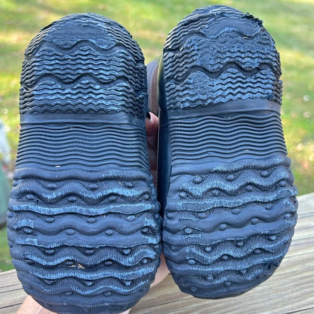 Bogs Classic Varied Stripe Waterproof Insulated Winter Boots Navy‎ Blue Kids 7